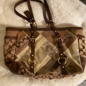 Coach Patchwork Tote Bag-like new